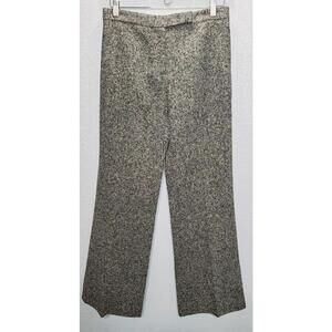 David Meister Black Cream Wide Leg Pants Size 6